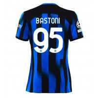 Dres Inter Milan Alessandro Bastoni #95 Domaci za Žensko 2023-24 Kratak Rukav